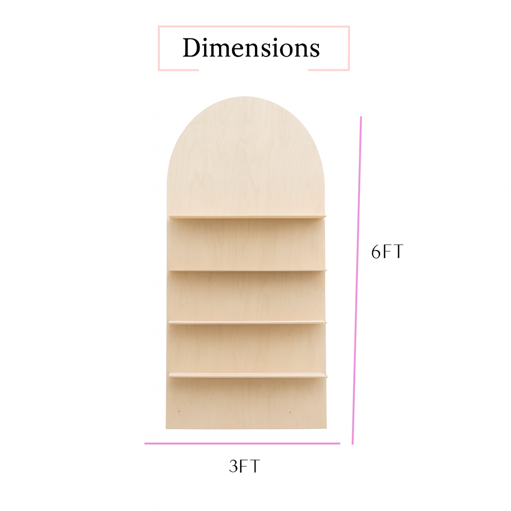 treat wall with folding shelves