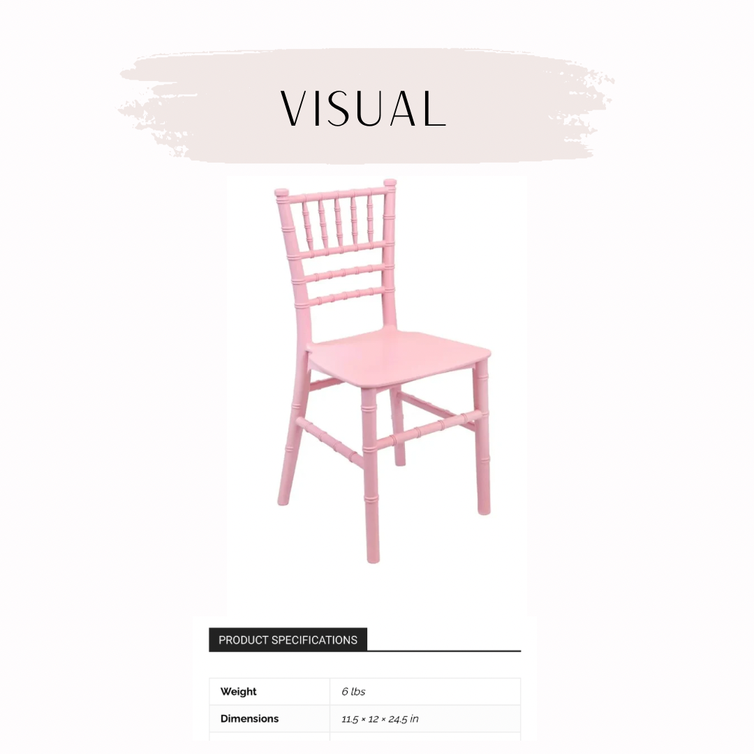 kids chivari chair