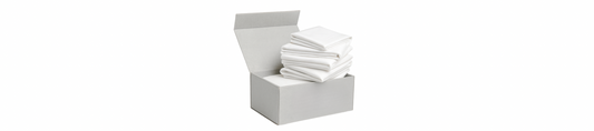 White Round and Rectangle Table Linens