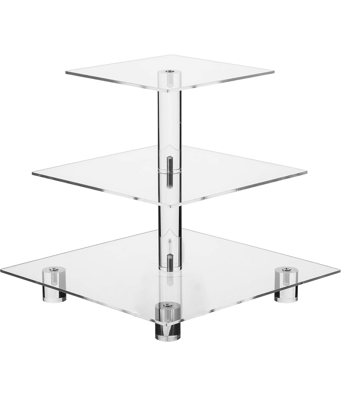clear acrylic cup cake stand